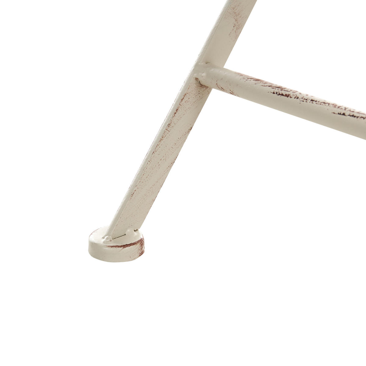 GARTENSTUHL 2er-Set Hellbeige Yaviza - Beige, Metall (40/95/45cm) - Beliani