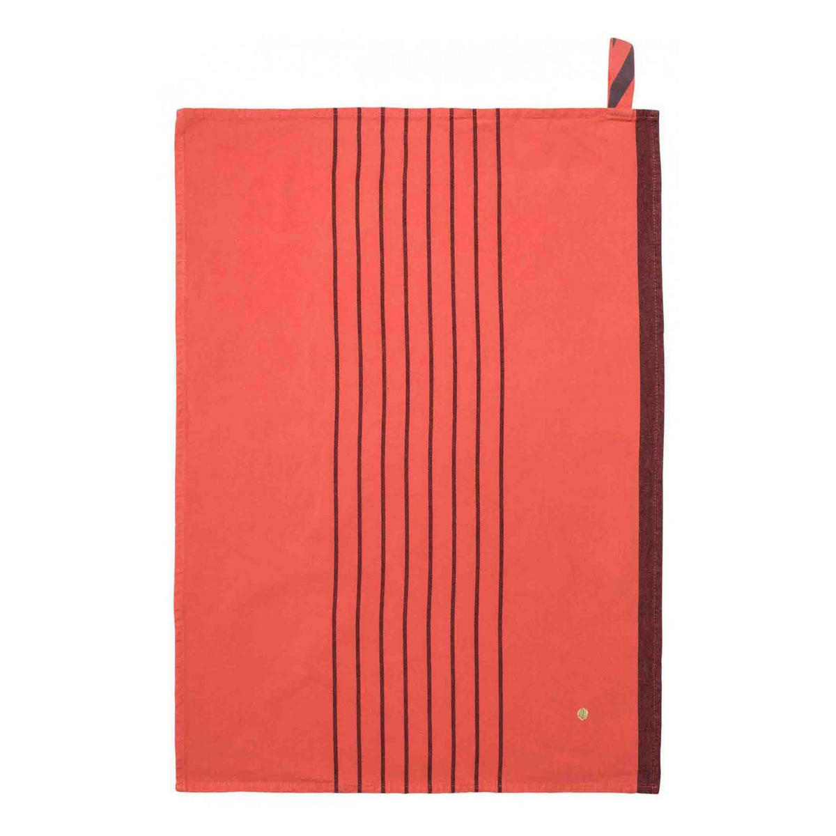 GESCHIRRTUCH Piero korallenrot 50 x 70 cm - Rot, Textil (70/50cm)