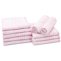 SEIFTÜCHER, 10er-Set, 30x30 cm, 70% Baumwolle, 30% Polyester, Rosa - Rosa, Textil (30/30cm) - Zollner