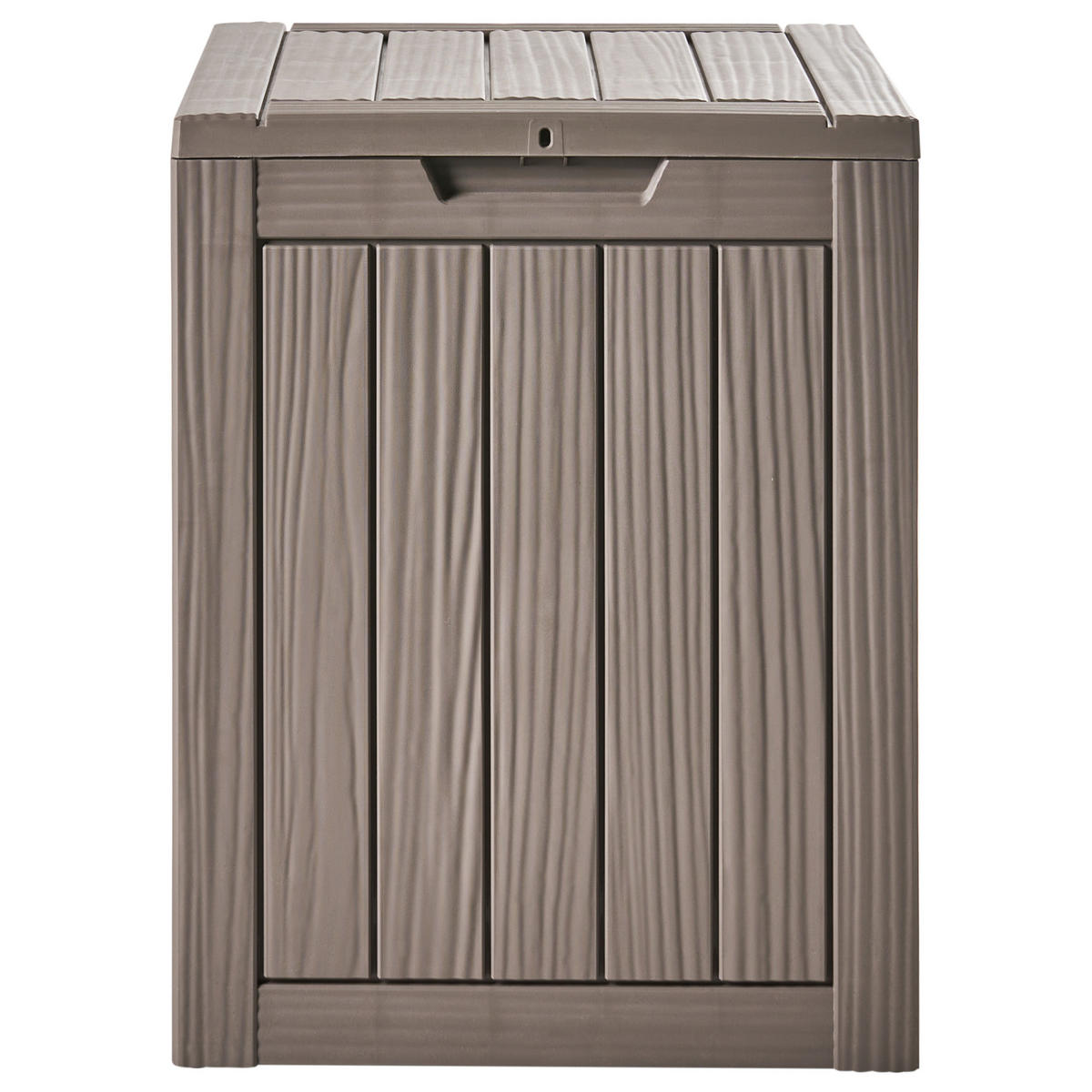 AUFBEWAHRUNGSBOX Medellin 46 cm 43 cm Taupe - Taupe, Kunststoff (46/58/43cm) - Beliani