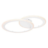 LED DECKENLEUCHTE FENNA Weiß Opal - Weiß, Metall (64.6/46.8/6cm)