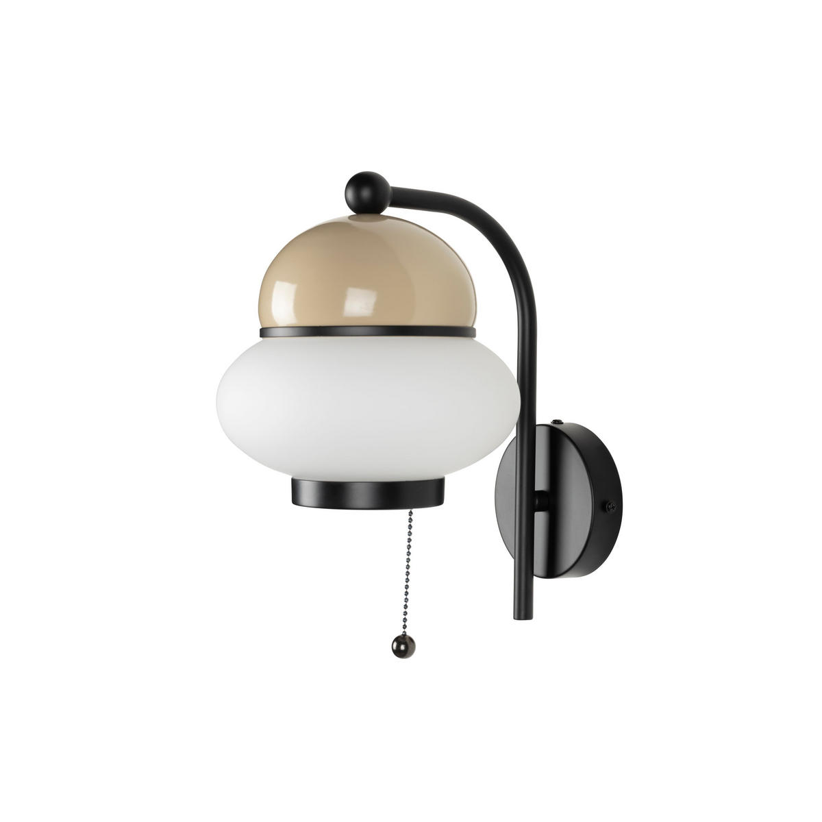 WANDLEUCHTE Bumble Beige - Beige, Metall (18/28/26.5cm) - Zuiver