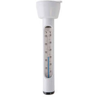 POOL-THERMOMETER 24 cm schwimmend weiß - Weiß, Kunststoff (4.8/24/7.3cm)
