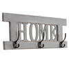 WANDGARDEROBE HOME SHABBY-LOOK Grau - Grau, Holz (55/21/7cm) - MCW