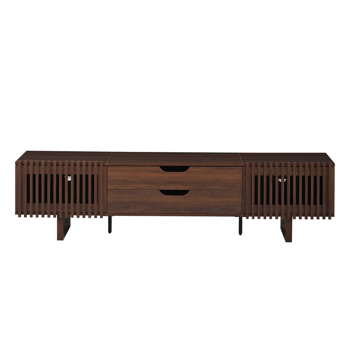 TV-LOWBOARD Walnuss-Optik 180 cm für Fernseher bis 75 Zoll - Alteiche, Holzwerkstoff (180/45/40cm) - Urban Meuble