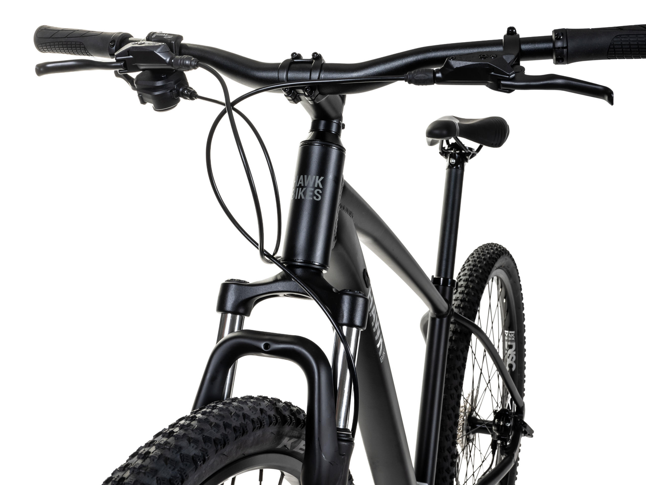 MOUNTAINBIKE Hawk Trail One 29er Black 9 Gang 29 Zoll Gr: S;M;L - Schwarz, Metall (53cm) - Hawk Bikes