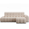 ECKSOFA Lorveno R - Creme (Jarell 20) - Creme, Holzwerkstoff (283/165cm) - Möblo
