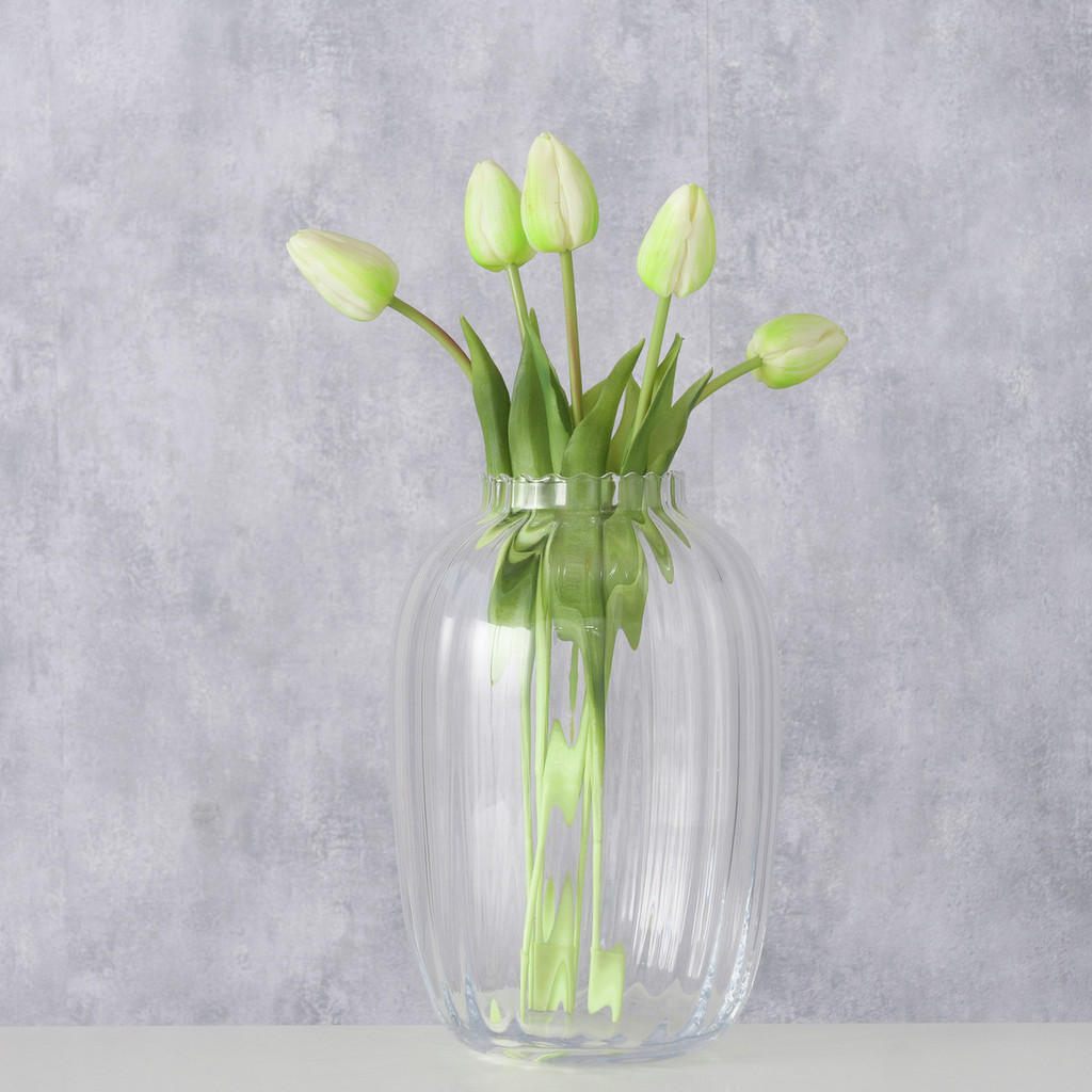 Thumbnail - Boltze Home Vase, Transparent, Glas, 28 cm, Dekoration, Vasen, Glasvasen