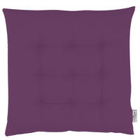 SITZKISSEN MIT 9 PUNKT-STEPPUNG DOVE - Brombeere, Textil (40/40/5cm) - Tom Tailor