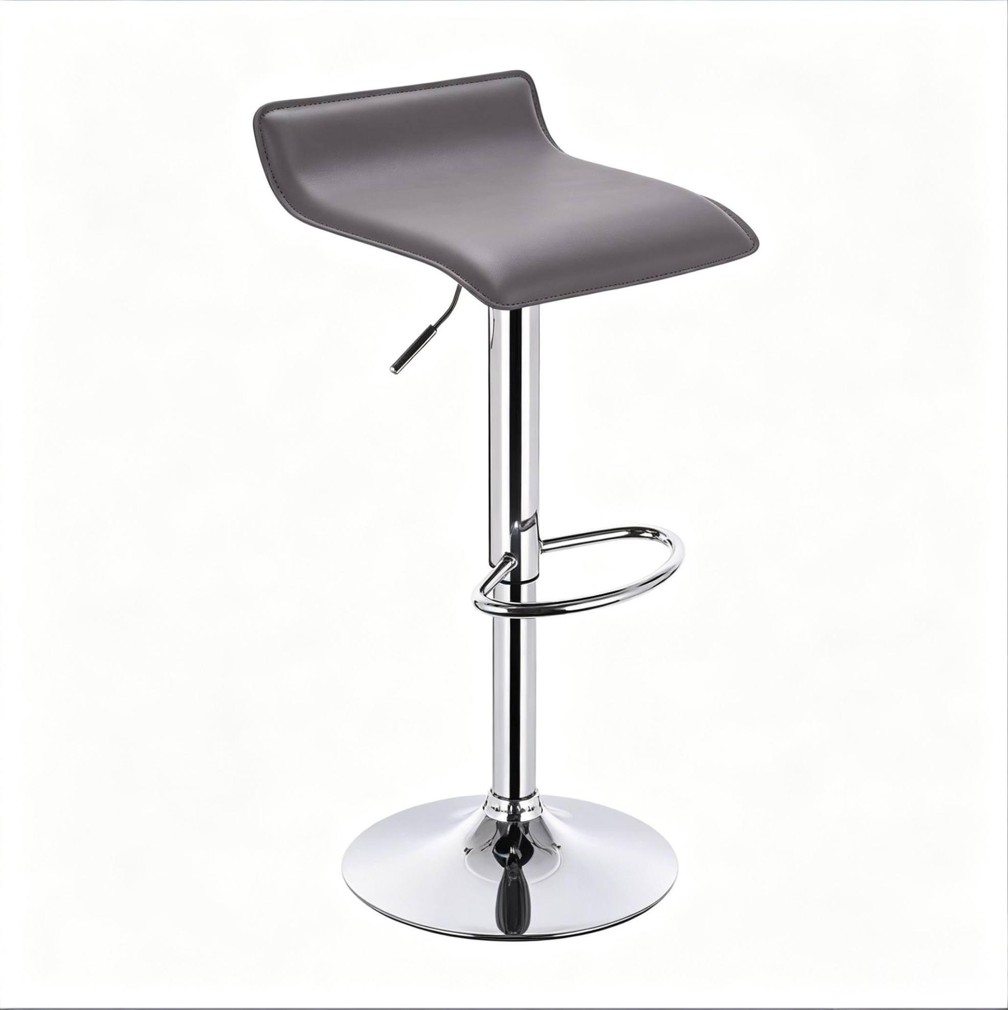 Mivray Barhocker Grau 39x84x38.5 cm