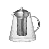 TEEKANNE MIT EDELSTAHLSIEB Jive transparent 1,5 l - Transparent, Glas/Metall (1.5L) - Ritzenhoff Breker
