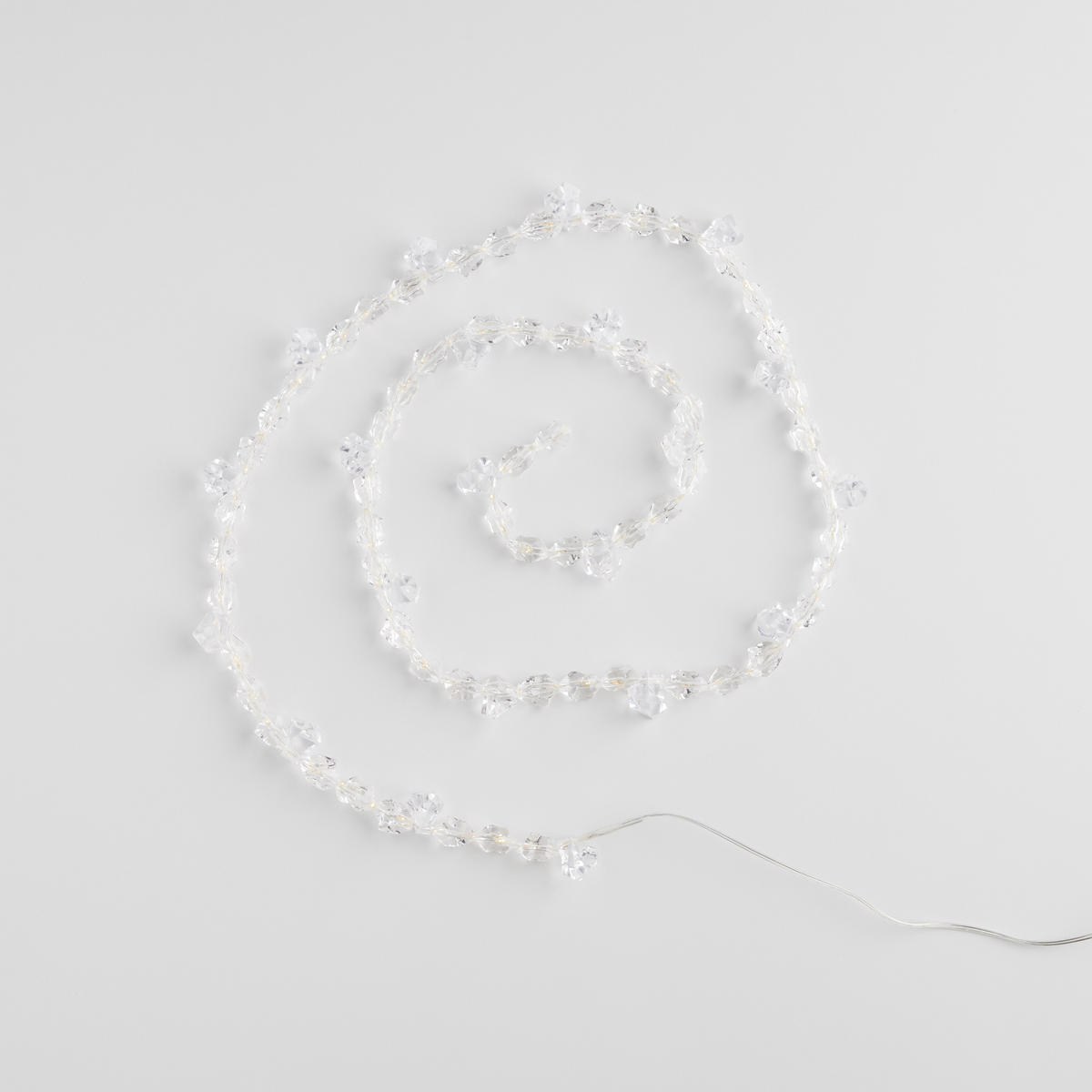 LICHTERKETTE Bosse, Transparent, 180 cm, Dekorative Weihnachtsdeko - Transparent, Kunststoff (180cm) - home&you