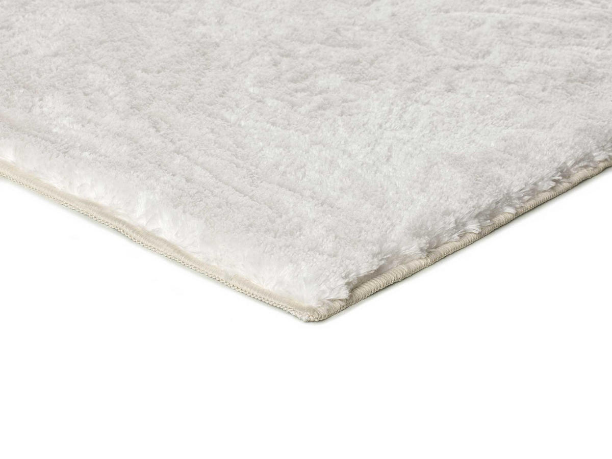 HOCHFLORTEPPICH Weiß Roma 140/200 cm - Weiß, Kunststoff/Textil (140/200cm) - Atticgo