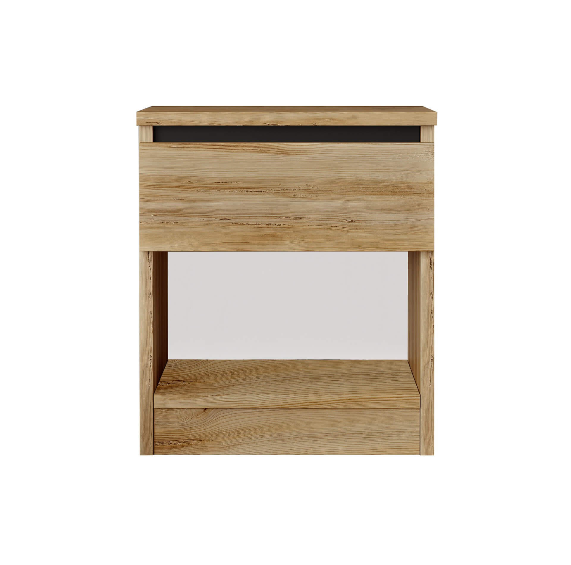 NACHTTISCH 40/35,5/46,5 cm - Beige, Holz (40/46.5/35.5cm) - Mobili Rebecca
