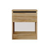 NACHTTISCH 40/35,5/46,5 cm - Beige, Holz (40/46.5/35.5cm) - Mobili Rebecca