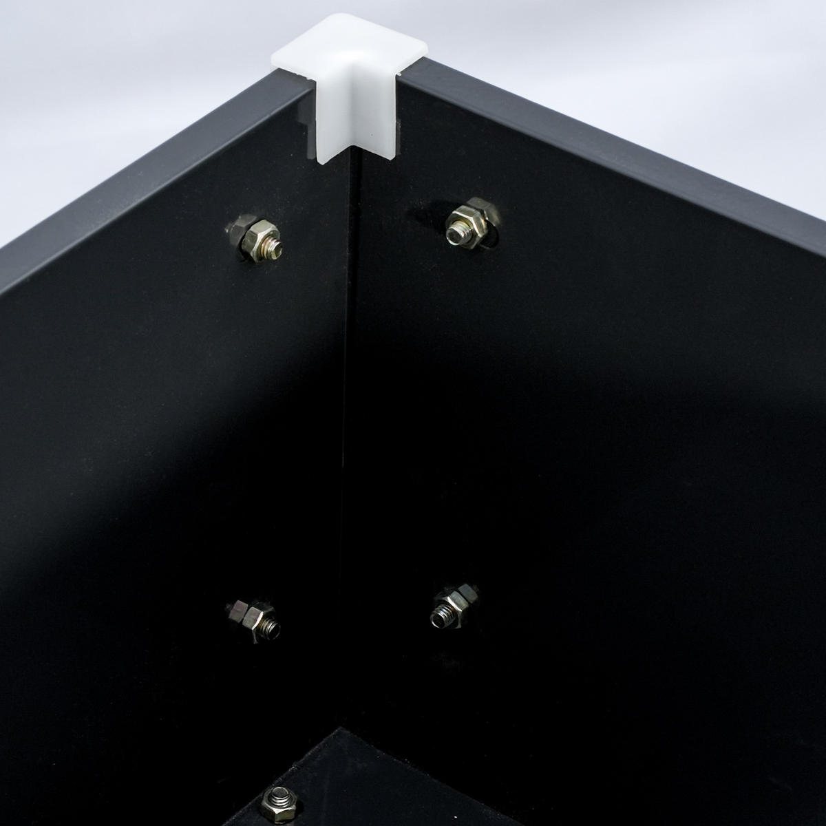HOCHBEET DE-15979 mit Abflussloch Schwarz - Schwarz, Metall (100/80/30cm) - ComfortXL