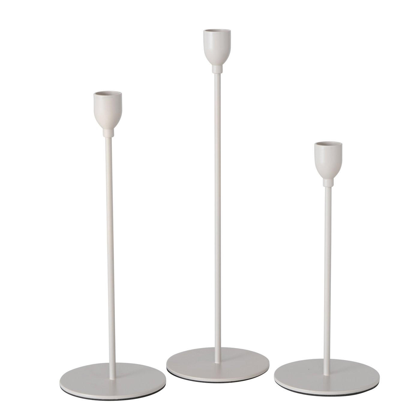 Boltze Home Kerzenständer Beige 10x33x10 cm