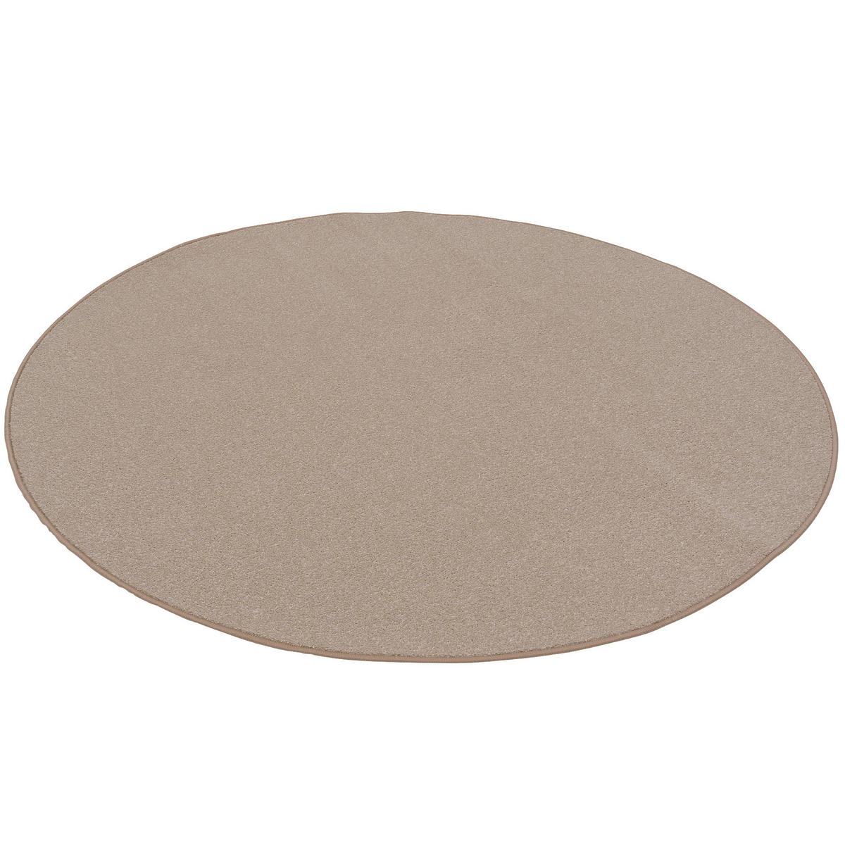TREND VELOURS TEPPICH JOY RUND - Naturfarben, Textil (200/200cm) - Snapstyle