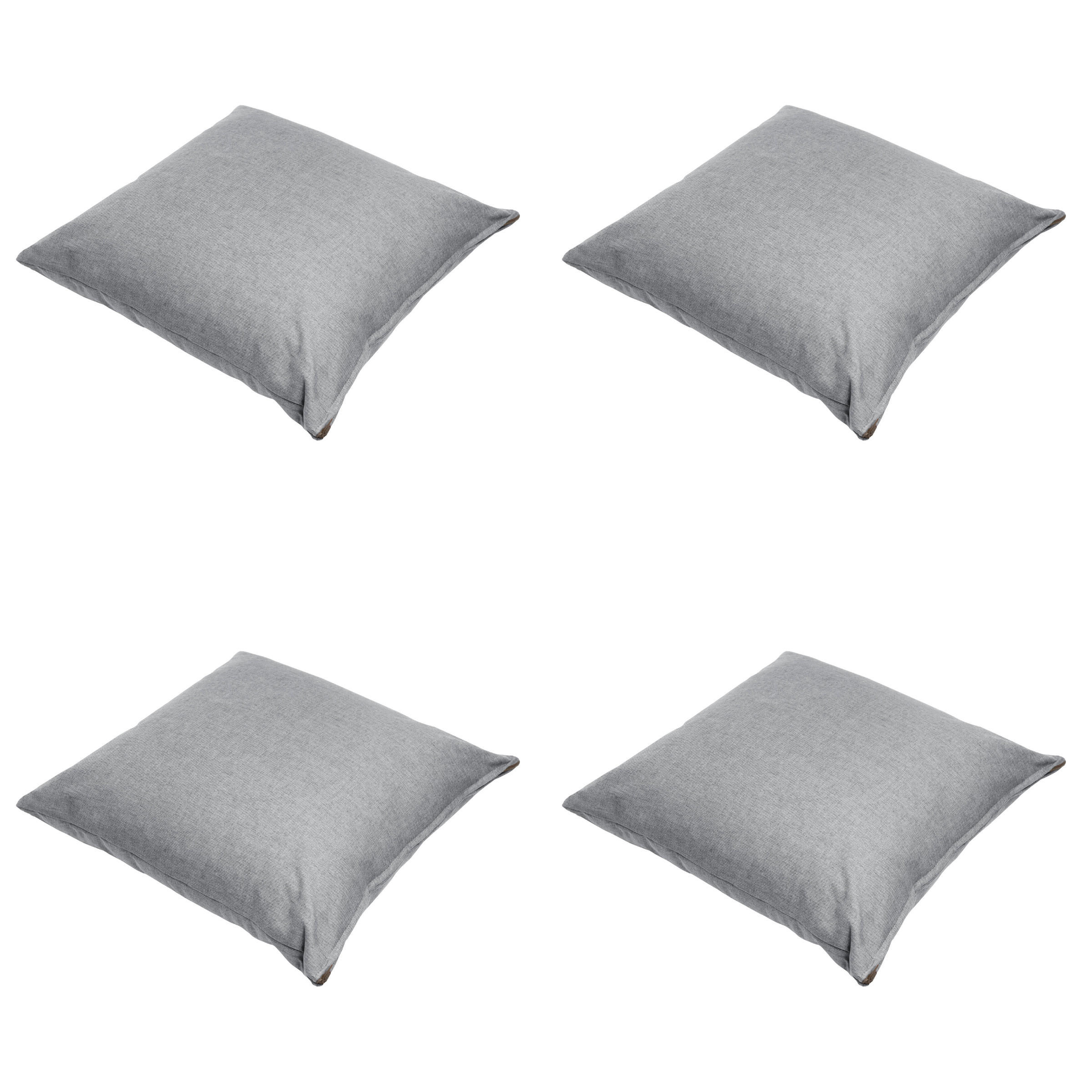 DEKORATIONSKISSEN Best deal - Grau - 45/45/10 cm - 4er-Set - Grau, Textil (45/45cm) - Madison