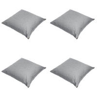 DEKORATIONSKISSEN Best deal - Grau - 45/45/10 cm - 4er-Set - Grau, Textil (45/45cm) - Madison
