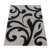 KURZFLORTEPPICH 60/110 cm Diamond 761 - Grau, Textil (60/110cm) - Paco Home