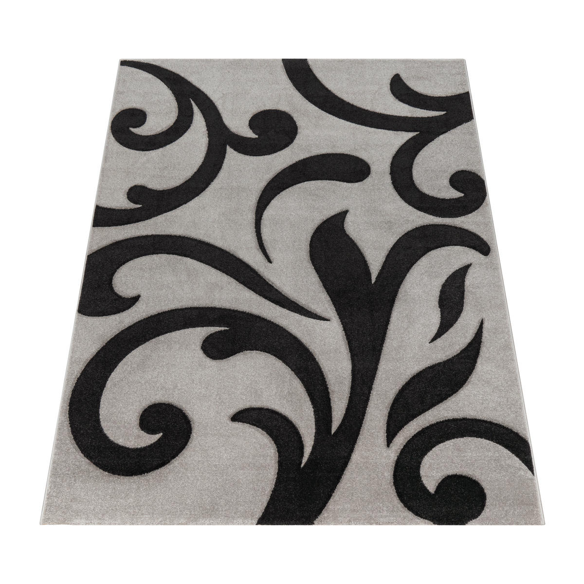 KURZFLORTEPPICH 60/110 cm Diamond 761 - Grau, Textil (60/110cm) - Paco Home