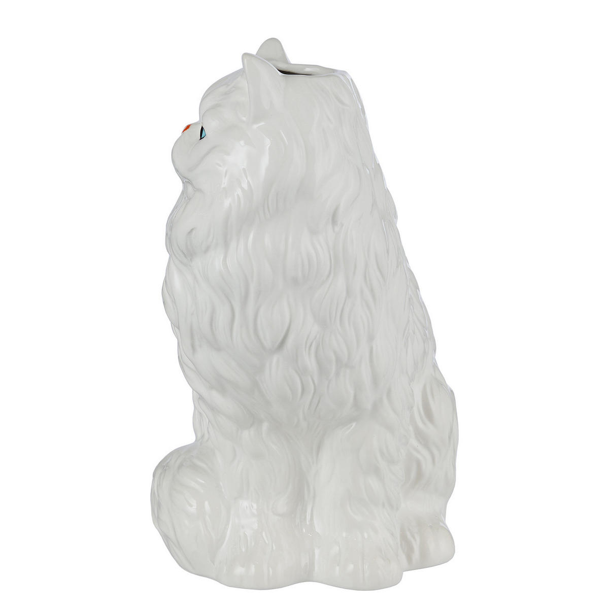 VASE Snow White Katze - Weiß, Stein (26cm) - Butlers