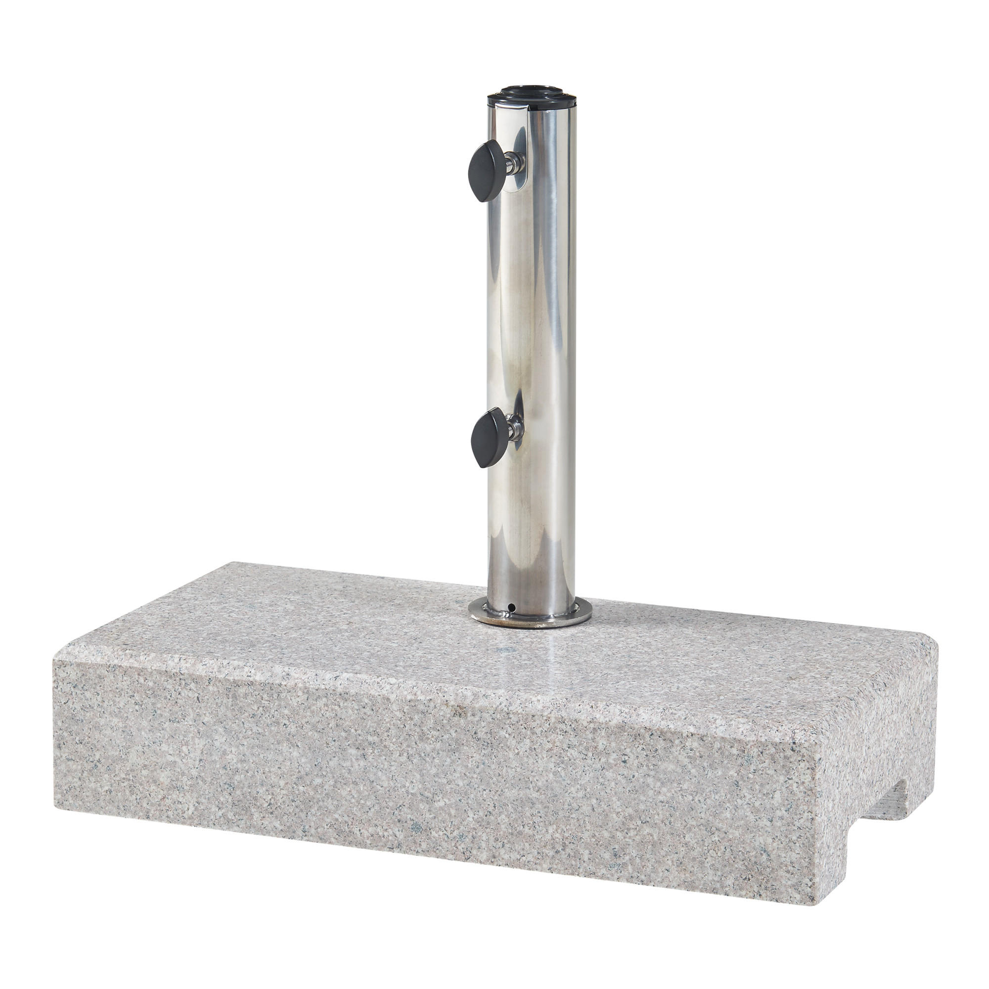 SONNENSCHIRMSTÄNDER Bomba - Grau, Stein (22.5/45cm) - casa.pro