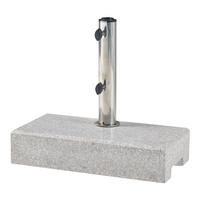 SONNENSCHIRMSTÄNDER Bomba - Grau, Stein (22.5/45cm) - casa.pro