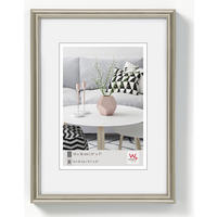 BILDERRAHMEN Galeria Kst.Rahmen 18x24 cm STAHL - Edelstahlfarben, Kunststoff (19.3/25.2/1.9cm) - walther design