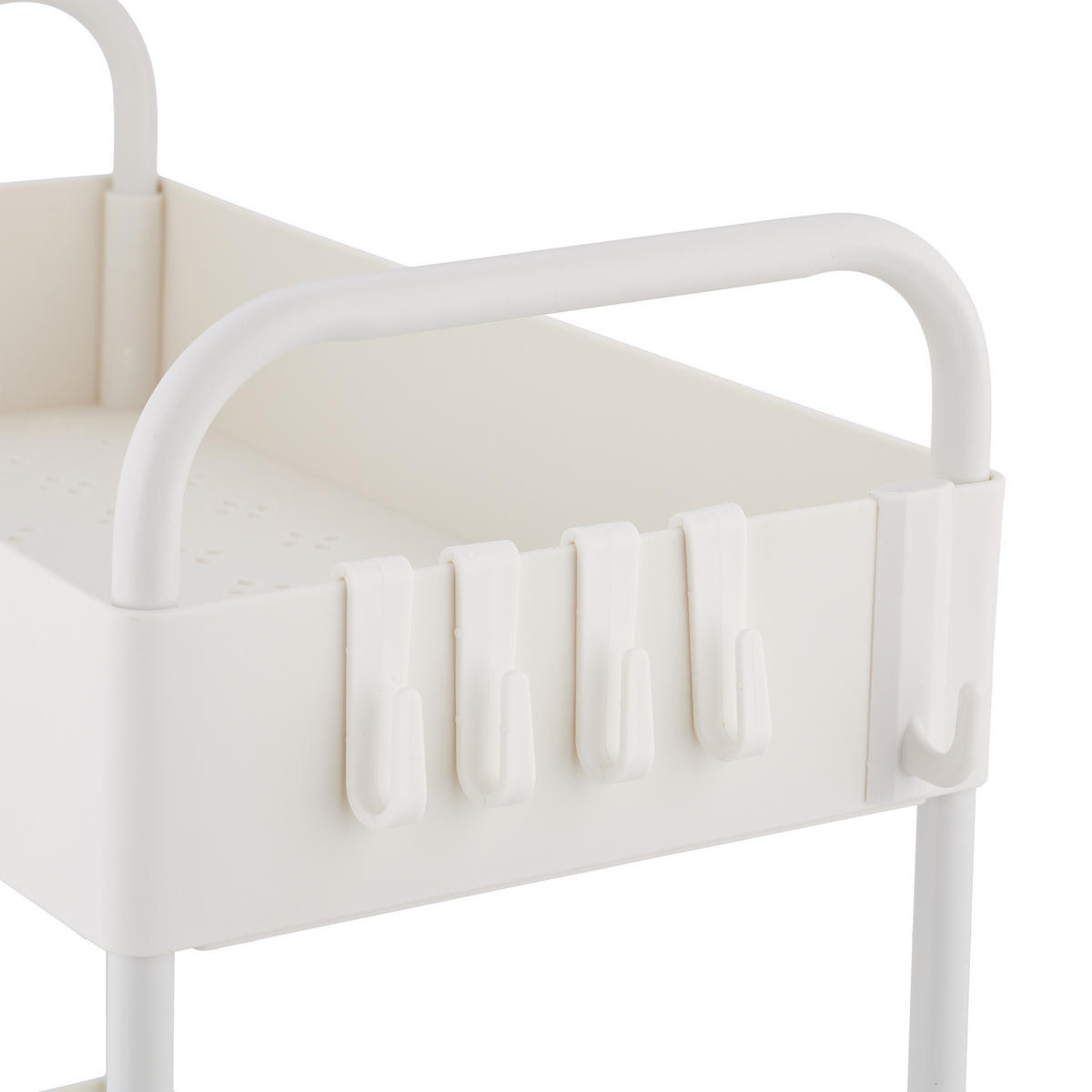 UNTERWASCHBECKENREGAL - Weiß, Kunststoff/Metall (22/42.5/40cm) - Relaxdays