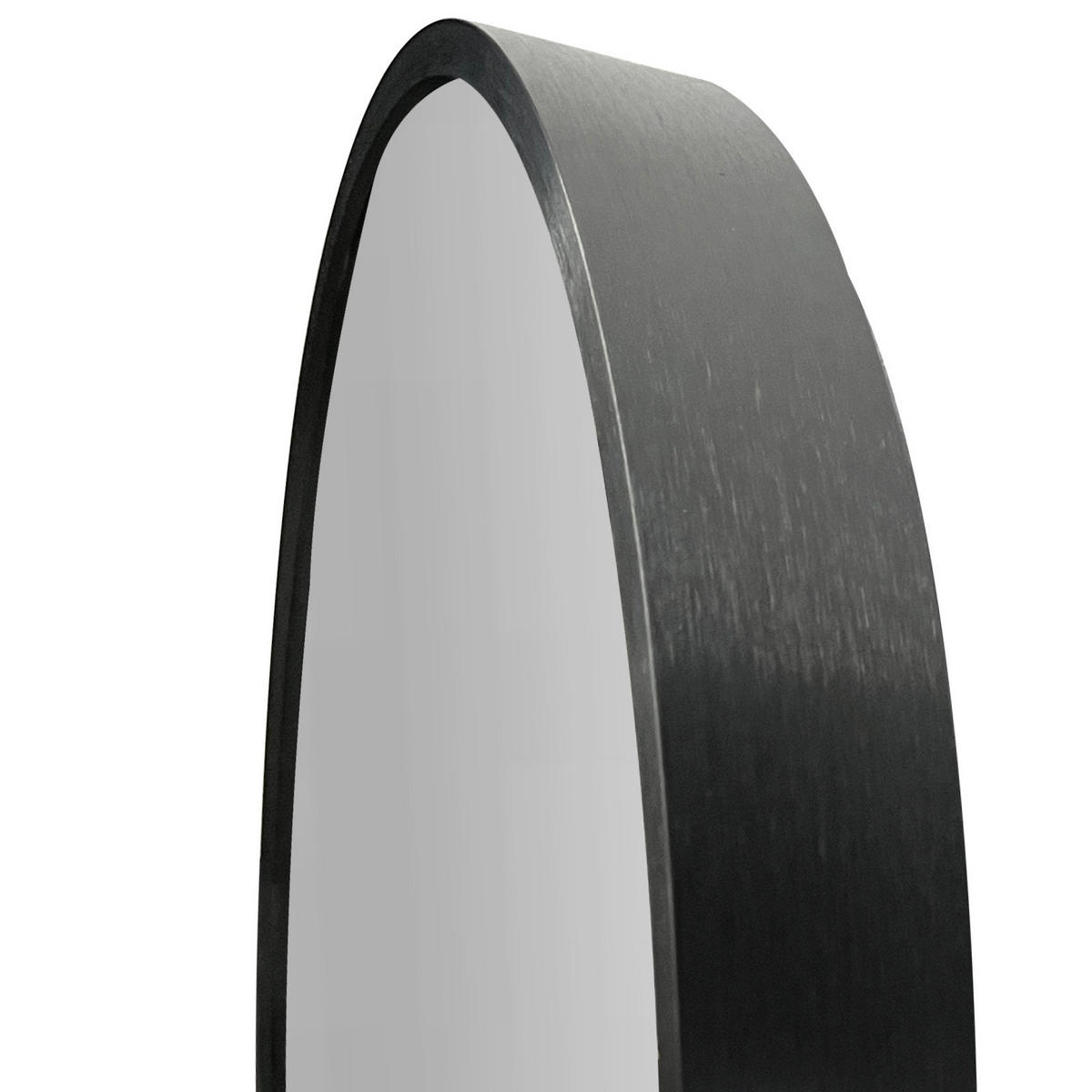 STANDSPIEGEL Ziva Schwarz - Schwarz, Metall (40/150/4cm) - Fragix