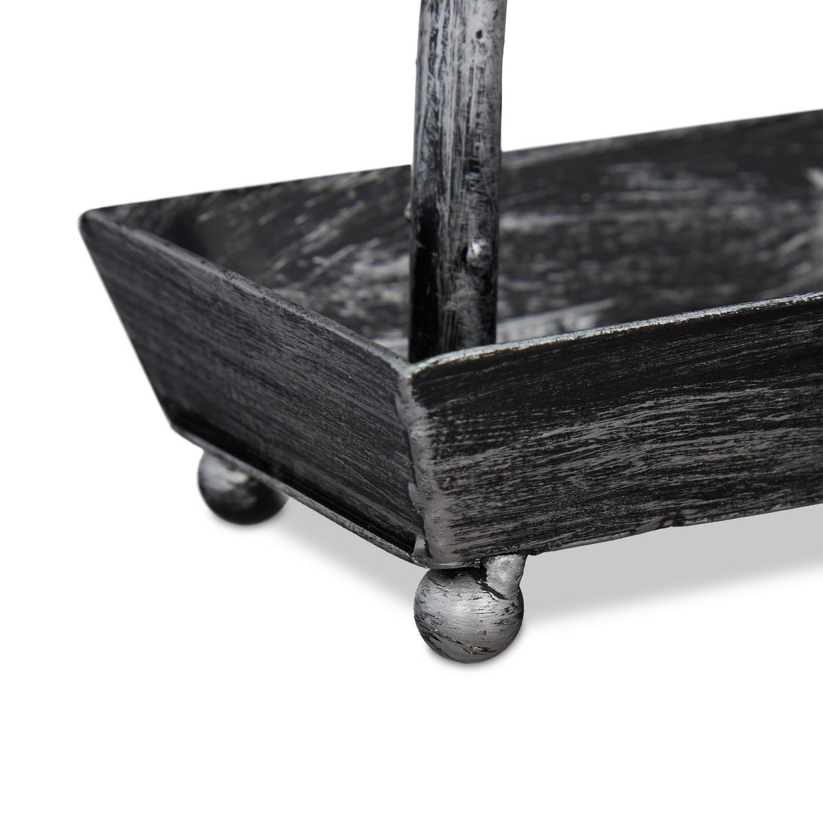 SCHMUCKBAUM - Silberfarben, Metall (31/31/8.5cm) - Relaxdays