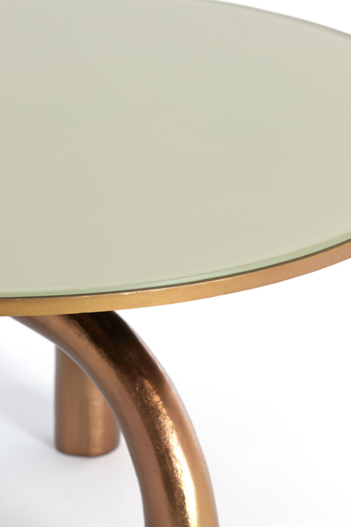 COUCHTISCH Mello Braun Ø76/40 cm - Braun, Metall (76/76/40cm) - Light & Living