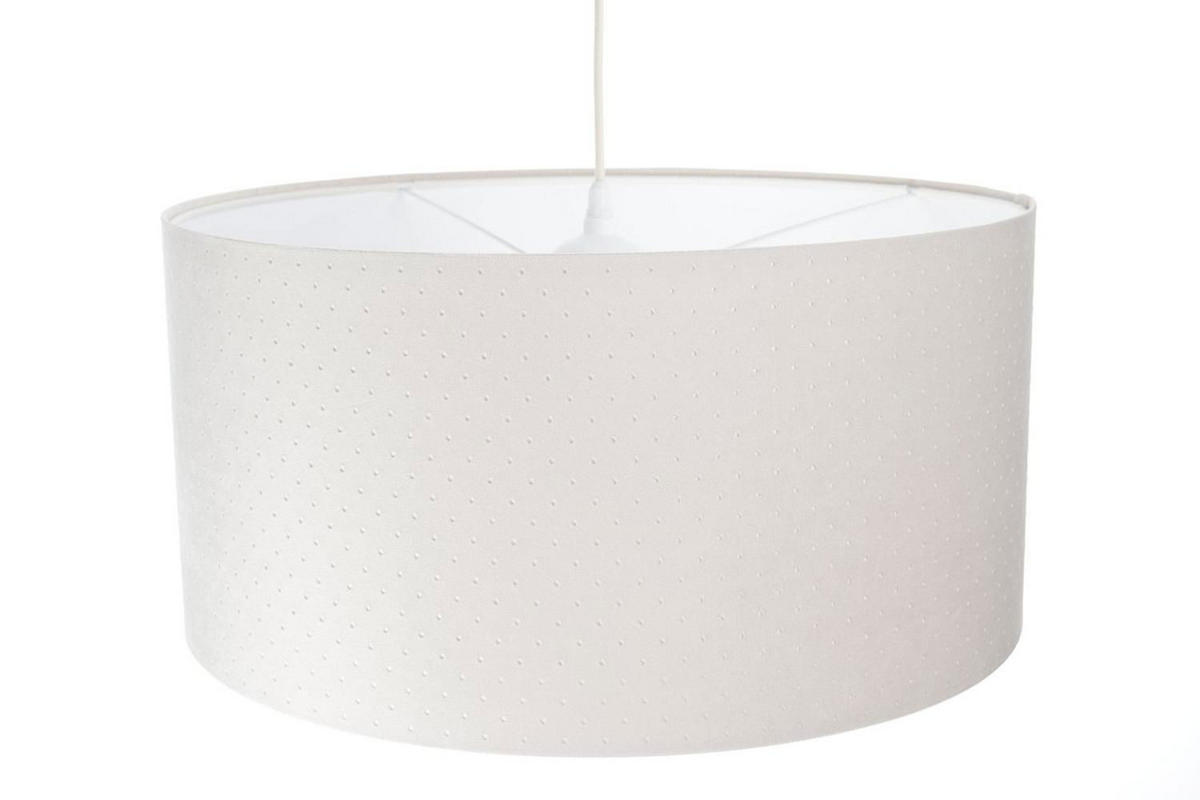 HÄNGELEUCHTE Weiß 60/30 cm - Beige/Weiß, Kunststoff (60/1.1/30cm) - ONZENO