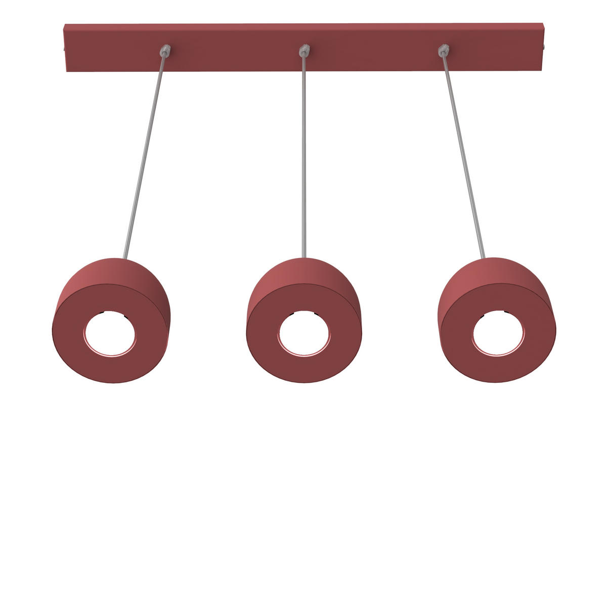 HÄNGELEUCHTE - Rot, Metall (6.5/69/120cm) - Lumicom