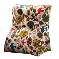 KEILKISSEN Kontur 100% Baumwolle Blumen 60 cm - Waldgrün, Textil (55/60cm) - Vercart