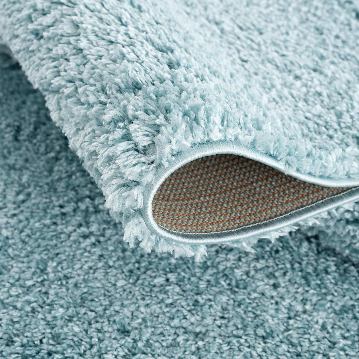 HOCHFLOR-TEPPICH Shaggy Pulpy 100 Blau 200x290 cm - Blau, Textil (200/290cm) - carpet city