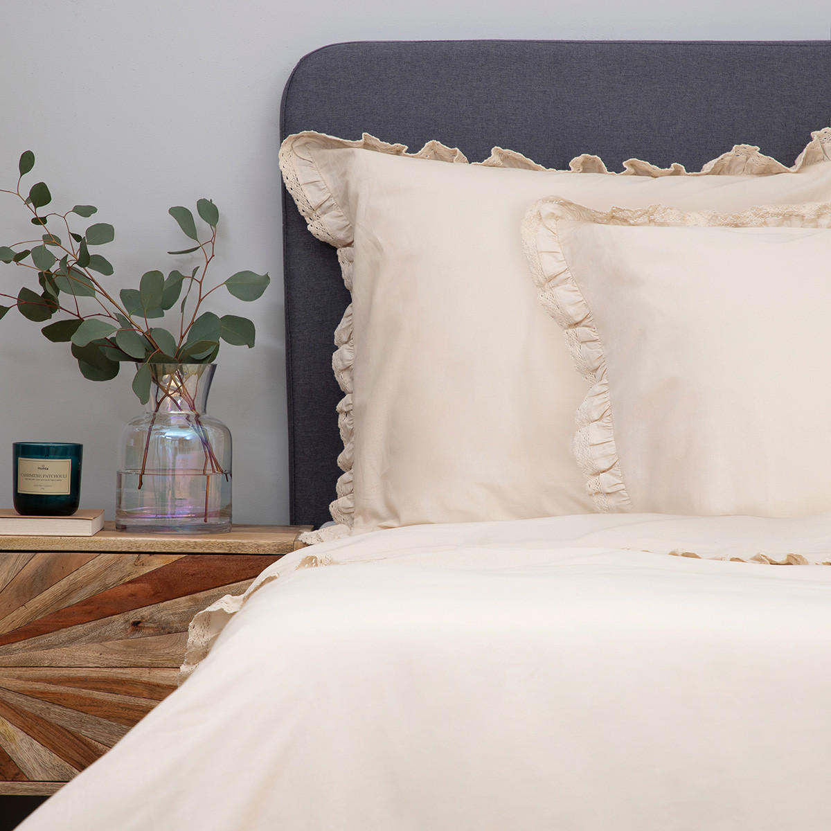 BETTWÄSCHE Moises beige 200/220 cm - Beige, Textil (220/200cm) - Homla
