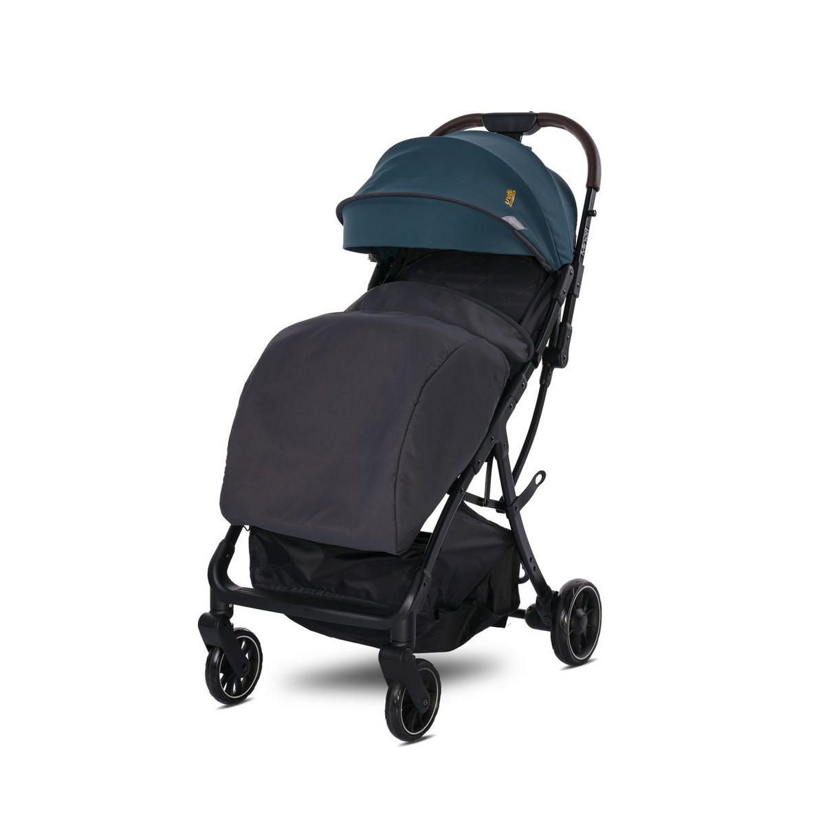 BUGGY Minori faltbar grün PU-Räder Getränkehalter Fußabdeckung - Grün, Metall (75/50/102cm) - Lorelli