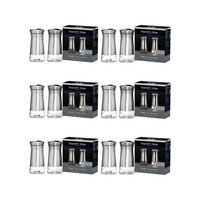 SALZ- & PFEFFERSTREUER Basic transparent-silber 120 ml 12er Set - Transparent/Silberfarben, Glas/Metall (6/12.5/12cm) - Ritzenhoff Breker