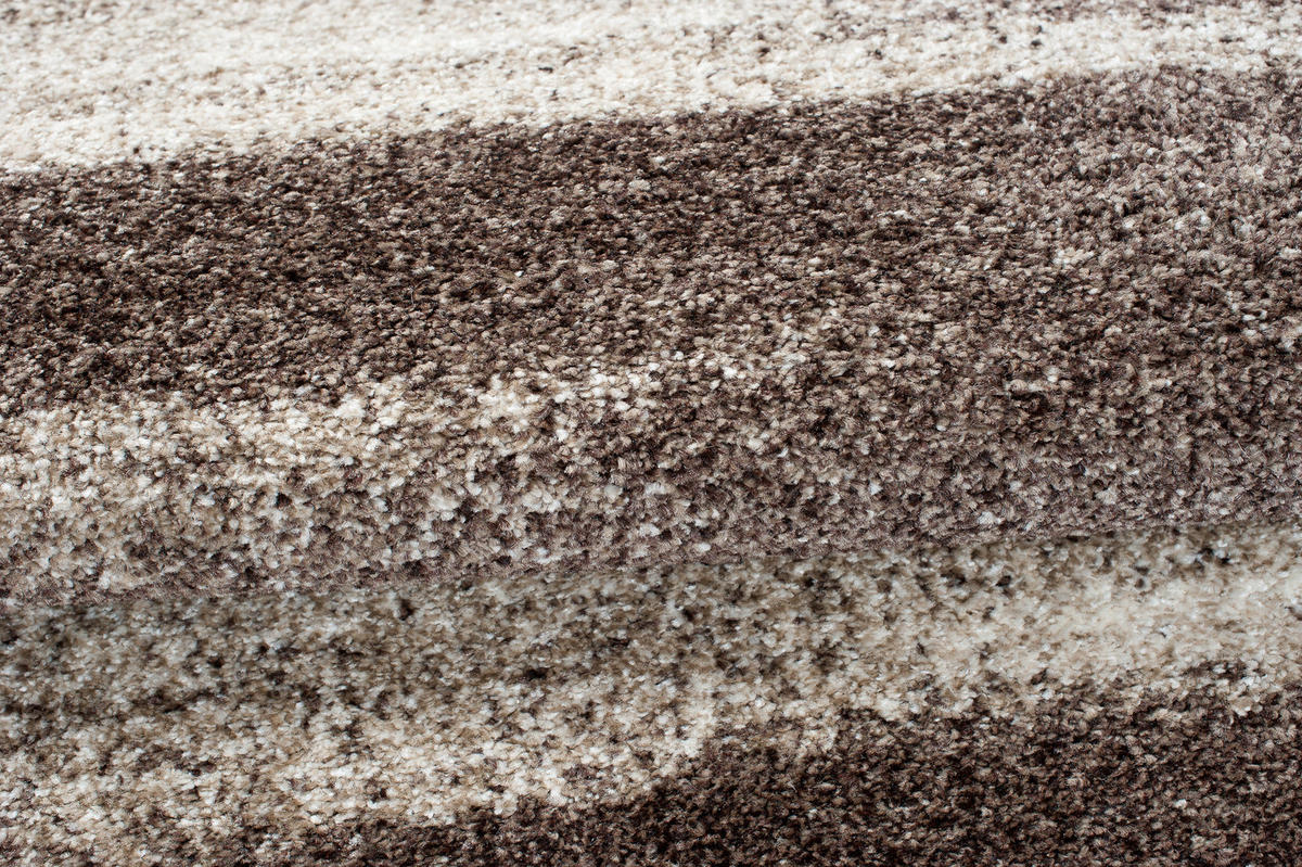 TEPPICHLÄUFER SARI hellbraun abstrakt 100/500 cm - Hellbraun, Textil (100/500cm) - Tapiso