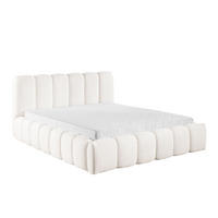 POLSTERBETT mit Stauraum 120x200 cm in Creme - Creme, Textil (120/200cm) - Home Collective