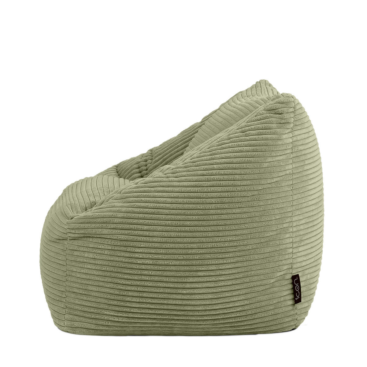 SITZSACK Flauschig für Kinder 2-tlg. - Salbeigrün/Grün, Textil (55/44/55cm) - icon