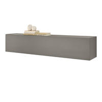 HÄNGESCHRANK grau, Wandschrank hängend 152 x 30 cm - Grau, Holzwerkstoff (152/30/30cm) - Furn.Design