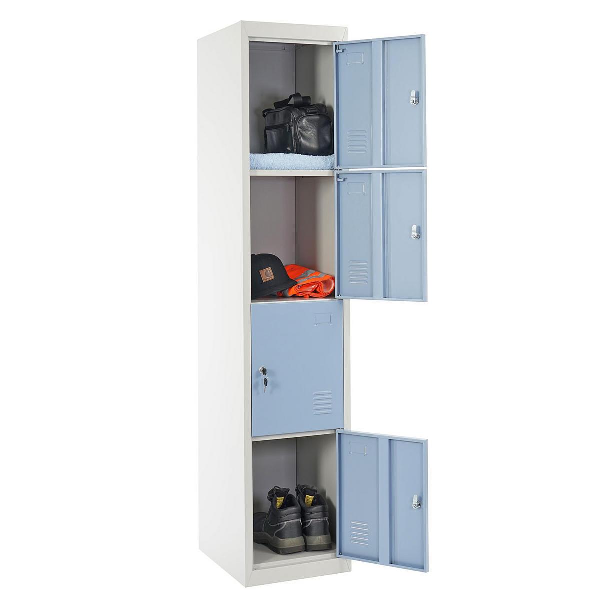 SPIND Saturn HxBxT 180x38x45cm Metall Blau - Blau, Metall (38/180/45cm) - PROREGAL