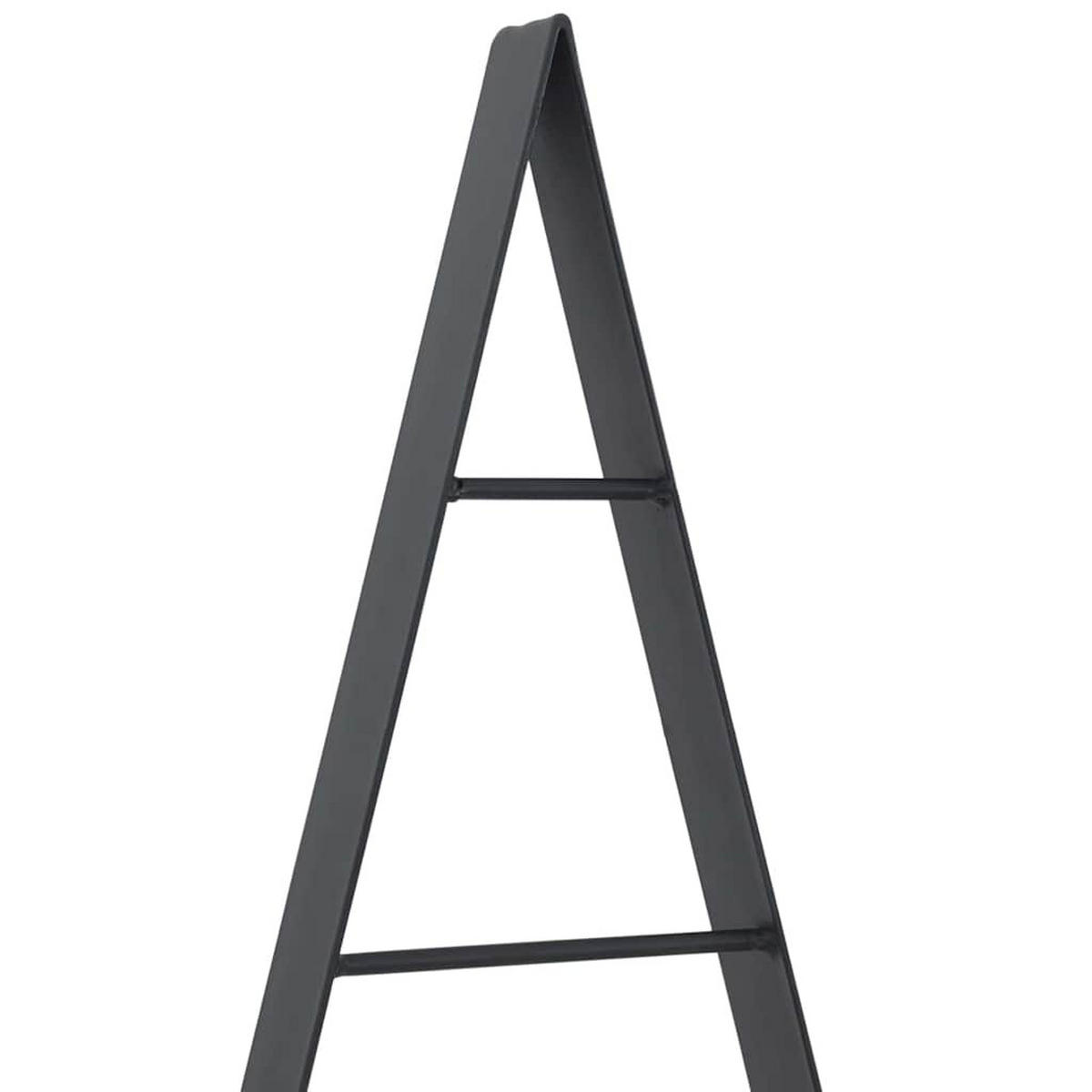WEIHNACHTSBAUM Metall 54.5/20/125.5 Cm Schwarz Stahl - Schwarz, Metall (125.5cm) - vidaXL