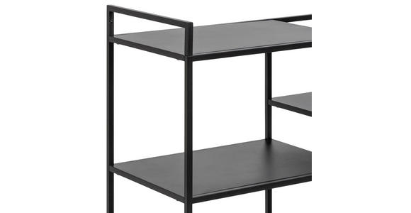 SERVIERWAGEN in Schwarz - Schwarz, Design, Metall (78/40/85cm) - Ambia Home