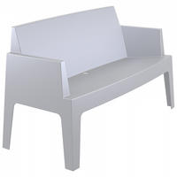 BANK grau 60x80x139cm - Grau, Kunststoff (60/80/139cm) - AlterEgo