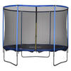 TRAMPOLIN mit Sicherheitsnetz Gartentrampolin Stahl Ø305 x 248H cm - Multicolor, Kunststoff (248/248/305cm) - HOMCOM
